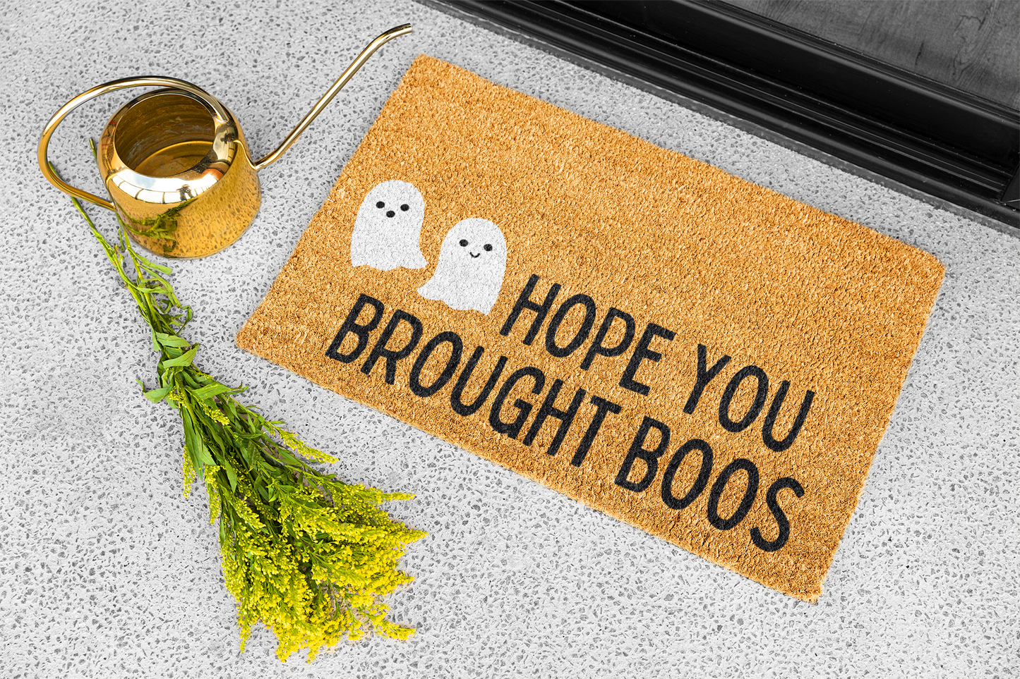 "Hope You Brought Boos" Custom Door Mat